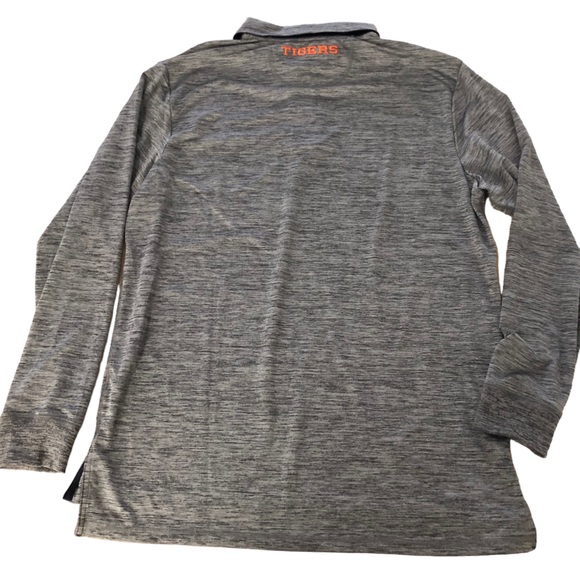 Chiliwear Auburn Tigers Embroidered Logo Polo Long Sleeve SZ L - Picture 9 of 13